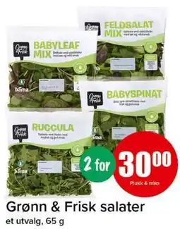 Spar Grønn & Frisk salater tilbud