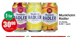 Spar Munkholm Radler tilbud