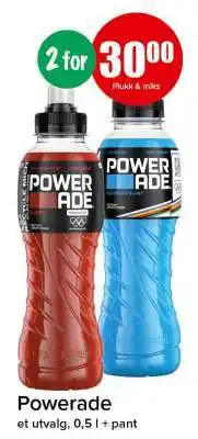Spar Powerade tilbud