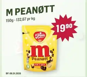 Holdbart m Peanøtt, NOK 19.9 tilbud