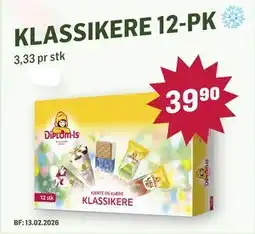 Holdbart Klassikere 12-pk., NOK 39.9 tilbud
