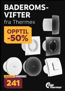 Megaflis fBADEROMSVIFTER ra Thermex tilbud