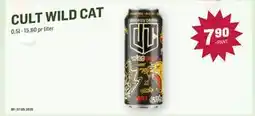 Holdbart Cult Wild Cat, NOK 7.9 tilbud
