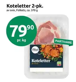 Joker Koteletter 2-pk, NOK 79.9 tilbud
