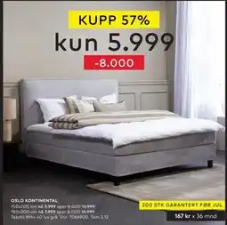 Skeidar OSLO KONTINENTAL tilbud