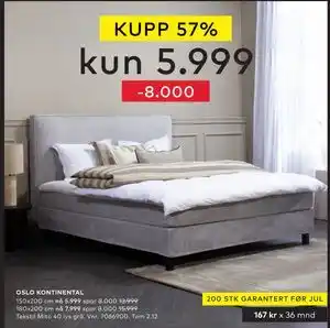 Skeidar OSLO KONTINENTAL tilbud