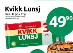 Joker Kvikk Lunsj, NOK 49.9 tilbud