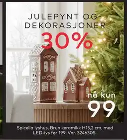 Skeidar Spicella lyshus, NOK 99 tilbud