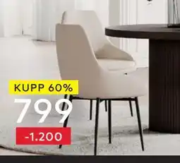 Skeidar Nero spisestol, NOK 799 tilbud