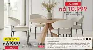 Skeidar Camaro spisestol, NOK 1199 tilbud