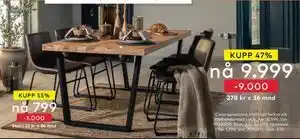 Skeidar Seattle spisestol, NOK 799 tilbud