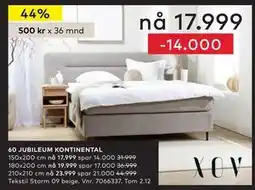 Skeidar 60 JUBILEUM KONTINENTAL tilbud