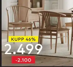 Skeidar York spisestol, NOK 2499 tilbud