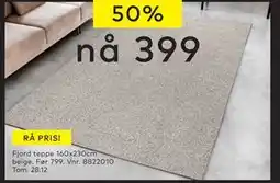 Skeidar Fjord teppe, NOK 399 tilbud