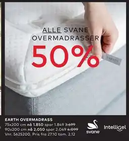 Skeidar EARTH OVERMADRASS tilbud