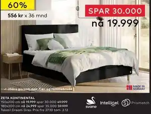 Skeidar ZETA KONTINENTAL tilbud