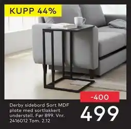 Skeidar Derby sidebord, NOK 499 tilbud