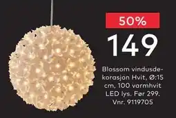 Skeidar Blossom vindusdekorasjon Hvit, NOK 149 tilbud