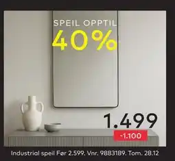 Skeidar INDUSTRIAL SPEIL, NOK 1499 tilbud