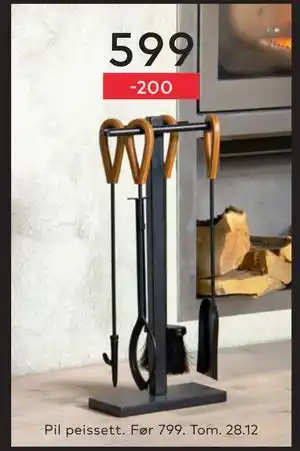 Skeidar Pil peissett, NOK 599 tilbud