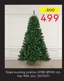 Skeidar Støa kunstig juletre, NOK 499 tilbud