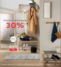 Skeidar Hudson skostativ, NOK 699 tilbud