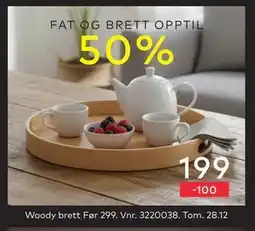Skeidar Woody brett, NOK 199 tilbud