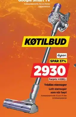 POWER Trådløs støvsuger, NOK 2930 tilbud