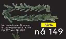 Skeidar Norvia girlander, NOK 149 tilbud