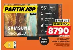 POWER 55 4K Smart TV, NOK 8790 tilbud