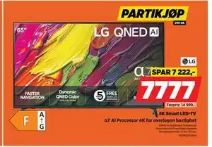 POWER 4K Smart LED-TV., NOK 7777 tilbud