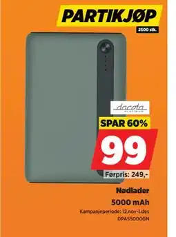 POWER Nødlader, NOK 99 tilbud