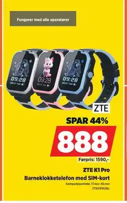 POWER ZTE K1 Pro, NOK 888 tilbud