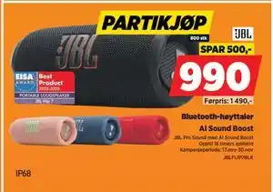 POWER Bluetooth-høyttaler, NOK 990 tilbud