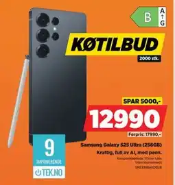 POWER Samsung Galaxy S25 Ultra (256GB), NOK 12990 tilbud