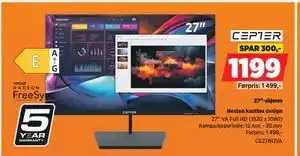 POWER 27-skjerm, NOK 1199 tilbud