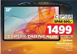 POWER Tab Nexus, NOK 1499 tilbud