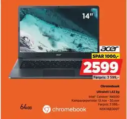 POWER Chromebook, NOK 2599 tilbud