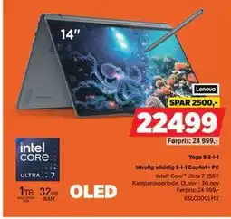 POWER Yoga 9 2-i-1, NOK 22499 tilbud