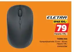 POWER Trådløs mus, NOK 79 tilbud