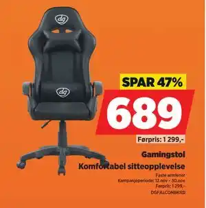 POWER Gamingstol, NOK 689 tilbud