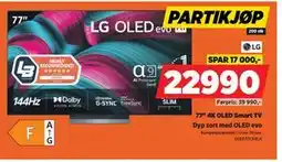 POWER 77 4K OLED Smart TV, NOK 22990 tilbud