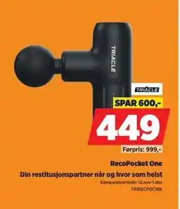 POWER RecoPocket One, NOK 449 tilbud