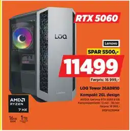 POWER LOQ Tower 26ADR10, NOK 11499 tilbud