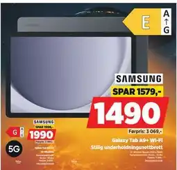 POWER Galaxy Tab A9+ Wi-Fi, NOK 1490 tilbud