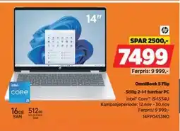 POWER OmniBook 5 Flip, NOK 7499 tilbud