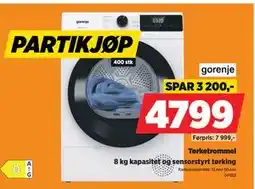 POWER Tørketrommel, NOK 4799 tilbud