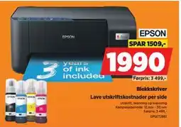 POWER Blekkskriver, NOK 1990 tilbud