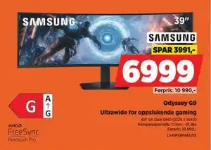 POWER Odyssey G9, NOK 6999 tilbud