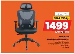 POWER Kontorstol, NOK 1499 tilbud